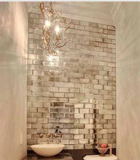 Mirrored Rectangle Wall Tiles Pack | Bathroom glass wall, Antique mirror tiles, Bathroom wall tile