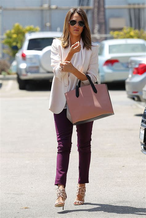 JESSICA ALBA Arrives at Her Office in Santa Monica – HawtCelebs