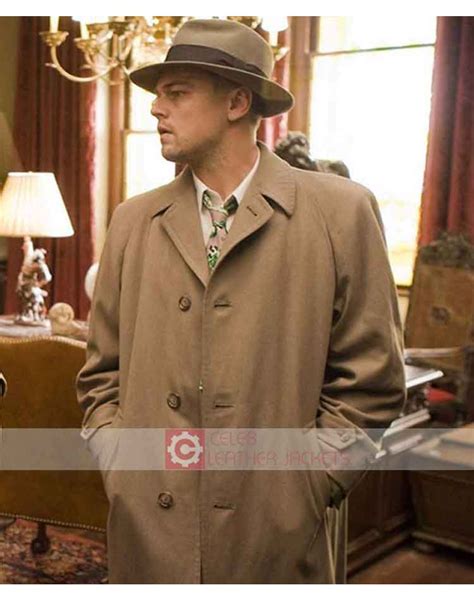 Shutter Island Leonardo DiCaprio Coat | Teddy Daniels Trench Coat