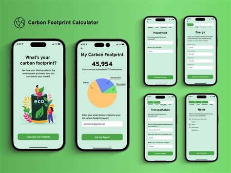 Carbon Footprint Calculator 005 by Emiley Kight on Dribbble