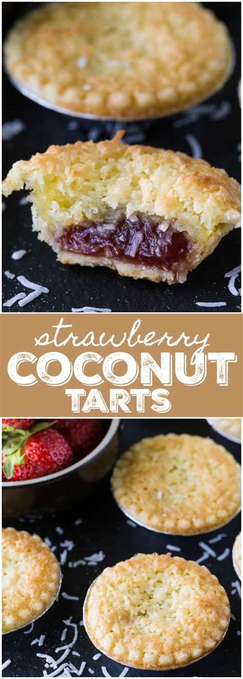 Strawberry Coconut Tarts - Simply Stacie