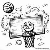 Basketball Hoop Coloring Pages  Free & Printable sketch template