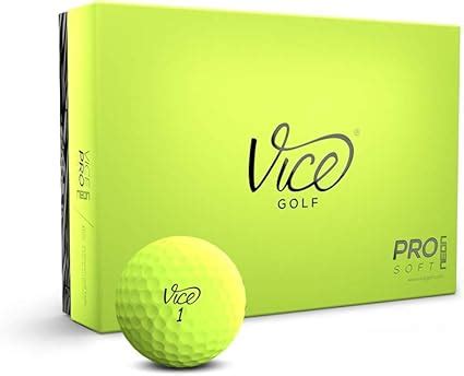 Amazon.com : Vice Pro Soft Golf Balls, Lime (One Dozen) : Sports & Outdoors