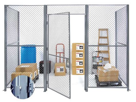 Wire Mesh Partitions – Quality Material Handling Inc.