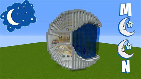 Minecraft House Tutorial (#82):How to Build MOON House Survival ...