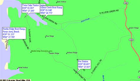 Printable Hardin Ridge Campground Map