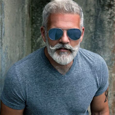 Pin by Jeff on The Look Older mens hairstyles, Hair and beard styles, Grey beards