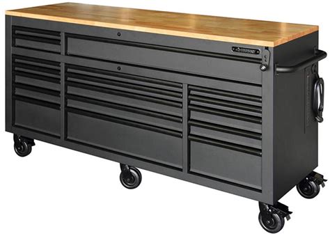 New Husky Mobile Workbench is Larger, with More Drawers and Adjustable ...