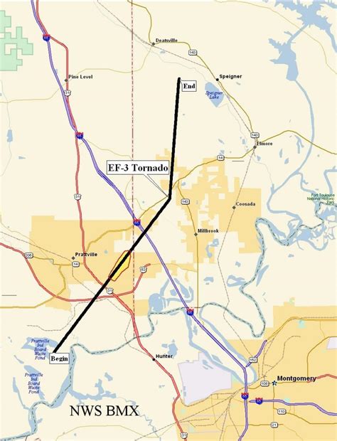 Prattville-Millbrook Tornado - February 17, 2008