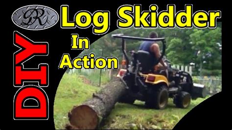 ★DIY Homemade Log Skidder / Winch On 4x4 Tractor Getting Put to Work - YouTube