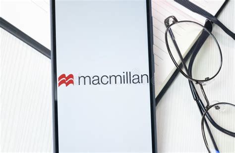 New York, USA - 30 June 2024: Macmillan Publishers Logo or Icon on Phone Screen Editorial ...