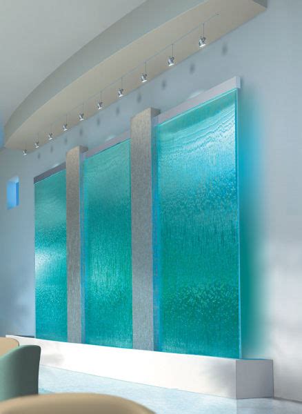 Indoor Waterfall from Harmonic Environments - custom interior waterfalls