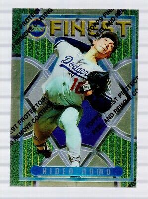 HIDEO NOMO ROOKIE CARD - 1995 TOPPS FINEST - CARD # 228 | eBay