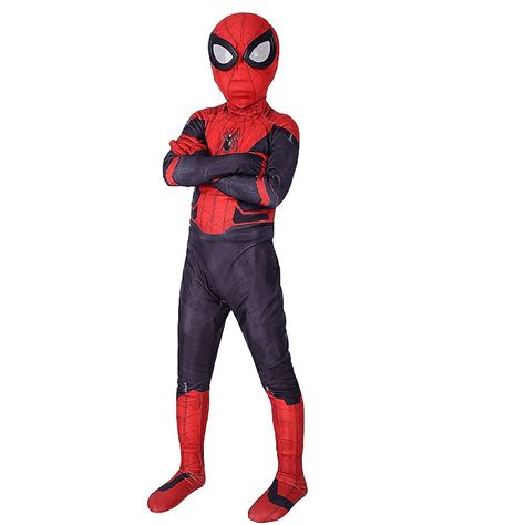 Spider Man Far From Home Suit Costume For Kids / Spider Man Far From Home Cosplay Costume Adult ...