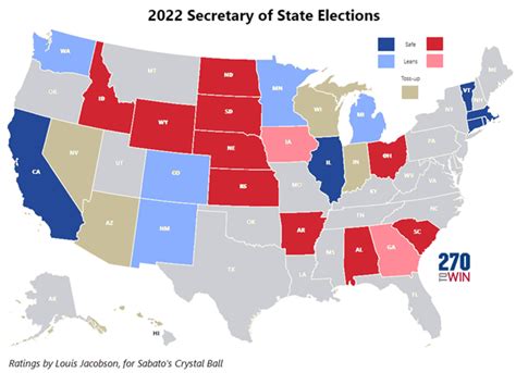 2022 Midterms: Secretary of State Elections - 270toWin