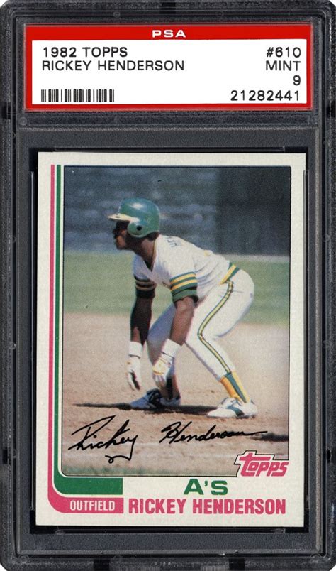 Auction Prices Realized Baseball Cards 1982 Topps Rickey Henderson