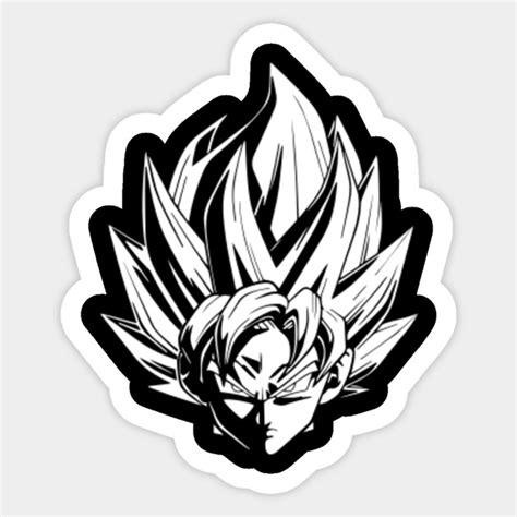 goku super saiyan - Dragon Ball Z Super Saiyan Goku - Sticker | TeePublic