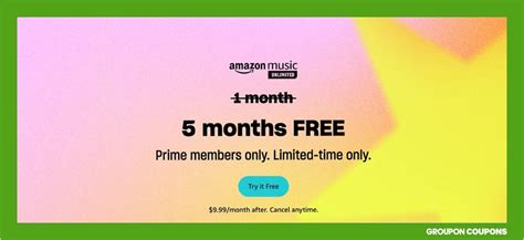 Try Amazon Music Unlimited Free for 5 Months