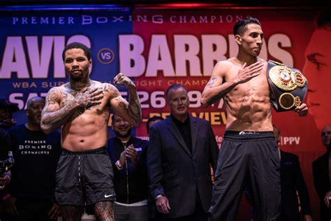 Photos: Gervonta Davis vs. Mario Barrios weigh-in