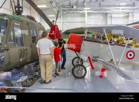 Inside exhibits at Wings of Eagles Discovery Center aviation museum in Horseheads near Elmira ...