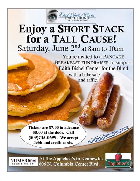 pancake breakfast fundraiser - Google Search | Community Service Projects | Breakfast pancakes ...