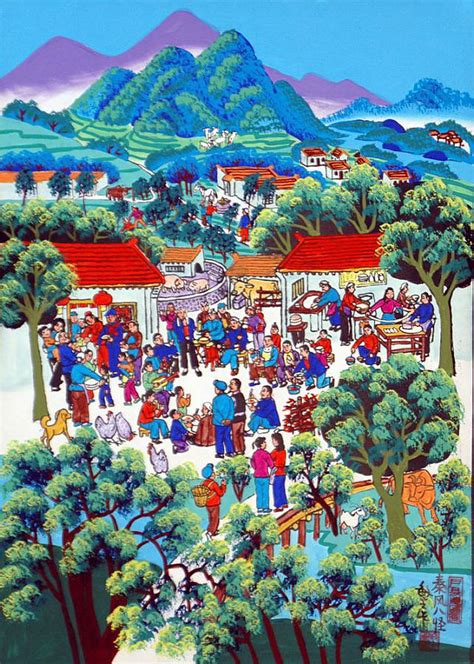 Chinese Farmers Paintings - artelino