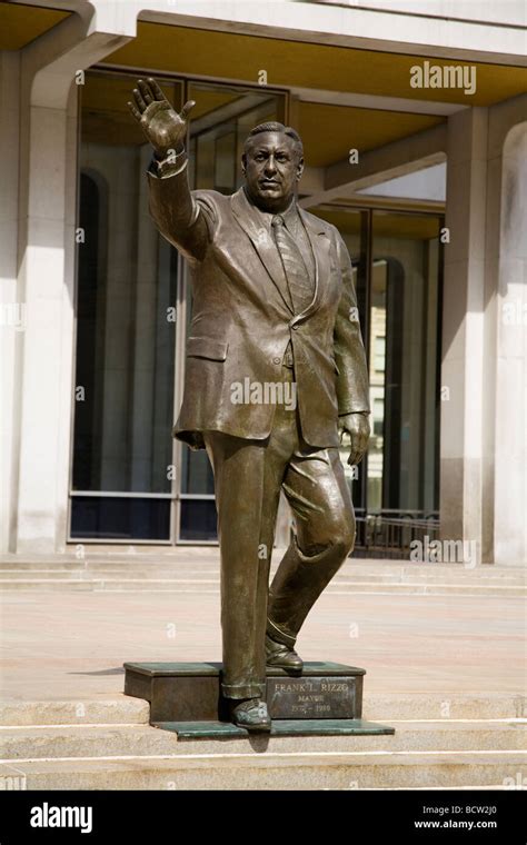 Statue of Mayor Frank Rizzo, Municipal Services Building Plaza ...