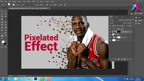 Pixelated Effect: Photoshop Tutorial - YouTube