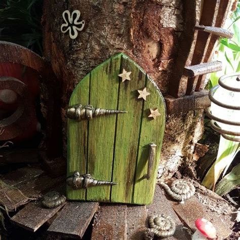 The Goblin Fairy Door/customizable Colour Choice. - Etsy | Fairy furniture, Fairy door, Fairy doors