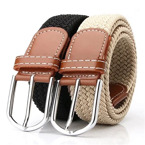 Women-s-Belt-Casual-Woven-Elastic-Belt-Outdoor-Sports-Men-s-Belt ...