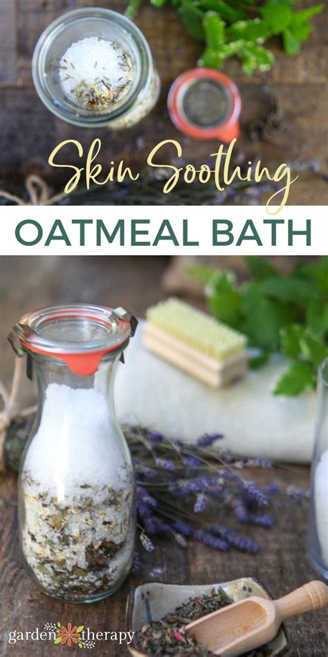 Soothing DIY Oatmeal Bath - Garden Therapy