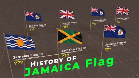 History of Jamaica Flag | Timeline of Jamaica Flag | Flags of the world | - YouTube