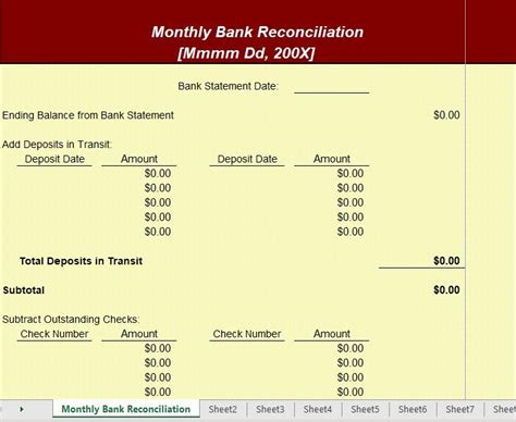 Bank Reconciliation In Excel Free Template Templates Resume Designs | Hot Sex Picture