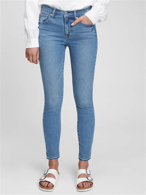 Mid Rise True Skinny Jeans with Washwell | Gap