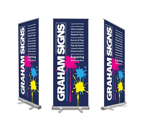 Pull up and Roller Banners in Worcestershire, Herefordshire | Graham Signs