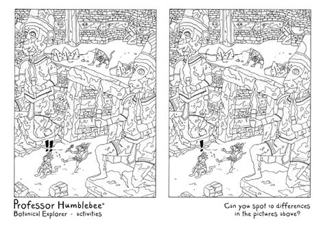 Spot The Difference Difficult Printable