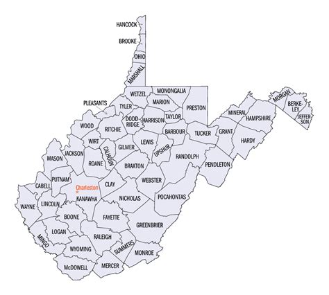 West Virginia Counties: History and Information