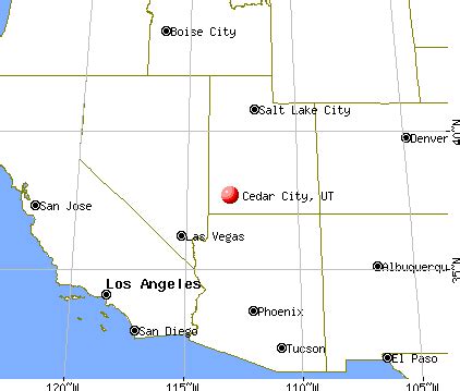 Cedar City, Utah (UT 84720, 84721) profile: population, maps, real estate, averages, homes ...