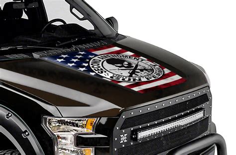 Ford F150 Hood Graphics - 2nd Amendment – RacerX Customs | Auto Graphics, Truck Grilles and ...