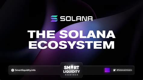 The Solana Ecosystem