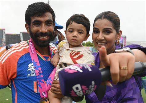 "Angad has noticed his father win the International Cup"- Jasprit Bumrah after India's T20 ...