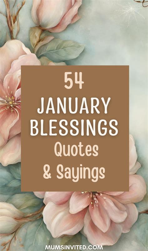 January Blessings, Quotes, Sayings and Prayers (2024) | Blessed ...