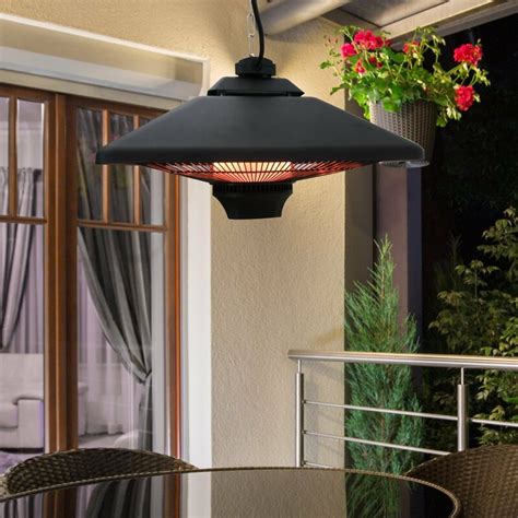 HomCom Ceiling 1500 Watt Electric Hanging Patio Heater & Reviews | Wayfair