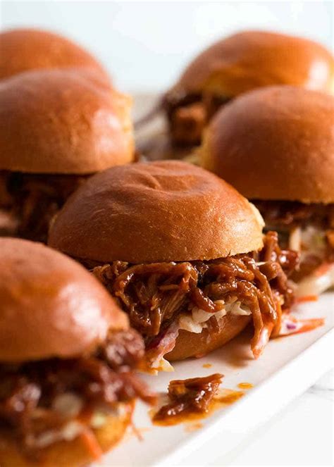 Pulled Pork with BBQ Sauce (Easy Slow Cooker) | RecipeTin Eats