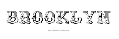 Brooklyn Name Tattoo Designs