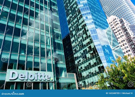 Deloitte Logo is Seen on Company Headquarters Editorial Stock Image - Image of logo, exterior ...