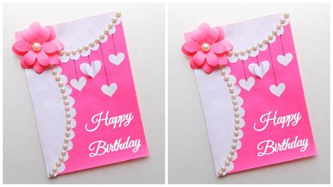 Easy & Beautiful Birthday Card making idea / Birthday card handmade ...