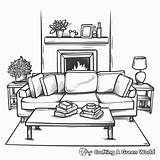 Living Room Coloring Pages  Free & Printable sketch template