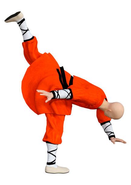 Biksu Shaolin Ilustrasi Foto Stok, Potret & Gambar Bebas Royalti - iStock