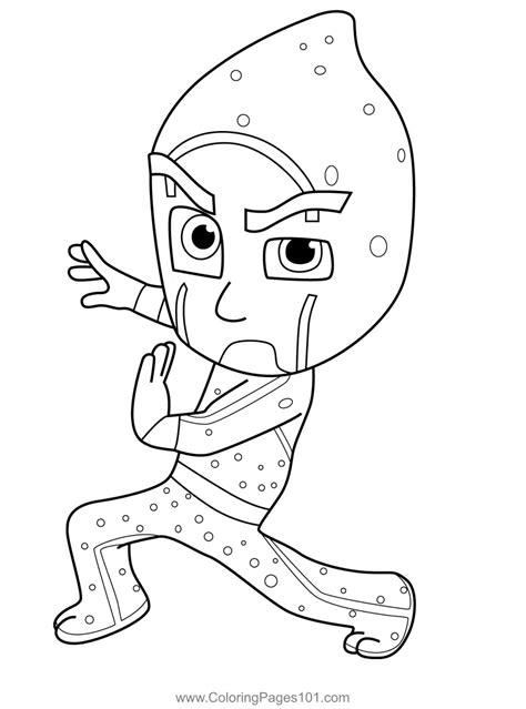 Night Ninja PJ Masks Coloring Page for Kids - Free PJ Masks Printable ...